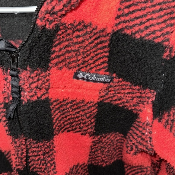 Columbia Plaid fleece Jacket❤️! - Picture 2 of 5
